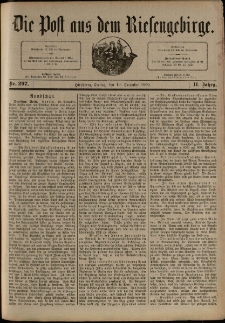 Die Post aus dem Riesengebirge, 1890, nr 297