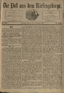 Die Post aus dem Riesengebirge, 1890, nr 304