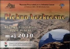 Piękno bezkresne : wystawa fotografii Janiny Peikert - plakat [Dokument życia społecznego]