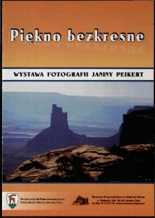 Piękno bezkresne : wystawa fotografii Janiny Peikert - folder [Dokument życia społecznego]