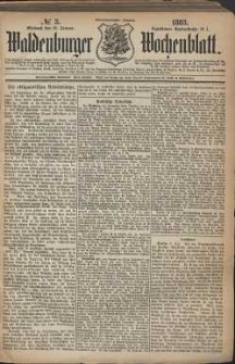 Waldenburger Wochenblatt, Jg. 29, 1883, nr 3