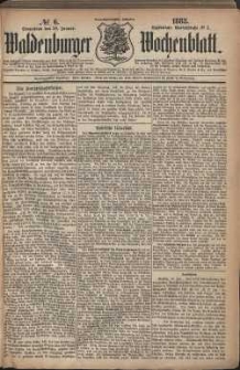 Waldenburger Wochenblatt, Jg. 29, 1883, nr 6