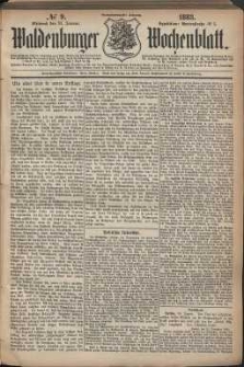 Waldenburger Wochenblatt, Jg. 29, 1883, nr 9
