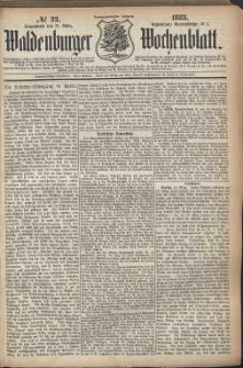 Waldenburger Wochenblatt, Jg. 29, 1883, nr 22