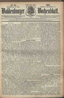 Waldenburger Wochenblatt, Jg. 29, 1883, nr 24