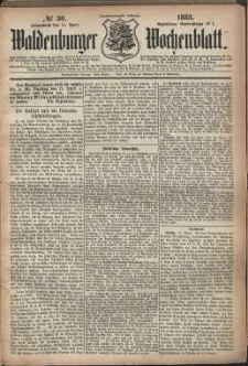 Waldenburger Wochenblatt, Jg. 29, 1883, nr 30