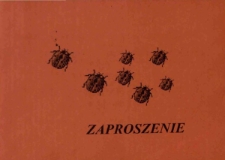 Chrząszcze świata - zaproszenie [Dokument życia społecznego]