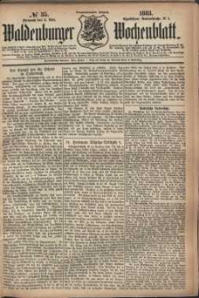 Waldenburger Wochenblatt, Jg. 29, 1883, nr 35