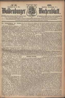 Waldenburger Wochenblatt, Jg. 29, 1883, nr 40