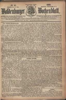 Waldenburger Wochenblatt, Jg. 29, 1883, nr 41