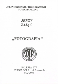 Jerzy Zając - "Fotografia" - folder [Dokument Życia Społecznego]