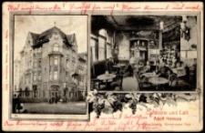 Conditorei und Caf&egrave; Adolf Hanusa [Dokument ikonograficzny]