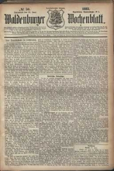 Waldenburger Wochenblatt, Jg. 29, 1883, nr 50