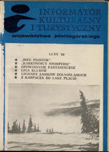 Informator Kulturalny i Turystyczny Województwa Jeleniogórskiego, 1980, nr 2