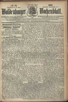 Waldenburger Wochenblatt, Jg. 29, 1883, nr 52