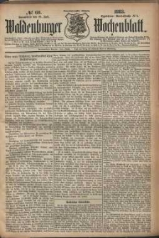 Waldenburger Wochenblatt, Jg. 29, 1883, nr 60