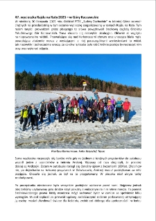 47. wycieczka Rajdu na Raty 2025 – w Góry Kaczawskie [Dokument elektroniczny]