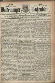 Waldenburger Wochenblatt, Jg. 29, 1883, nr 61