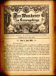 Der Wanderer im Riesengebirge, 1884, nr 32