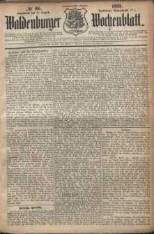 Waldenburger Wochenblatt, Jg. 29, 1883, nr 66