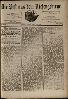 Die Post aus dem Riesengebirge, 1891, nr 103