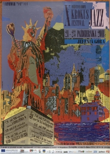 X Międzynarodowy Krokus Jazz Festiwal - plakat [Dokument życia społecznego]