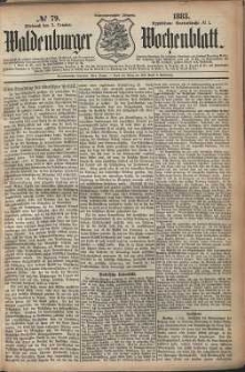 Waldenburger Wochenblatt, Jg. 29, 1883, nr 79