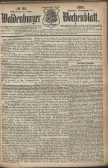 Waldenburger Wochenblatt, Jg. 29, 1883, nr 83