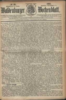 Waldenburger Wochenblatt, Jg. 29, 1883, nr 85