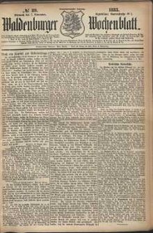 Waldenburger Wochenblatt, Jg. 29, 1883, nr 89