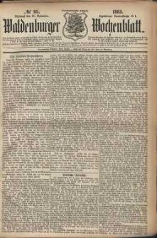 Waldenburger Wochenblatt, Jg. 29, 1883, nr 95