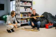 Warsztaty z Jeleniog&oacute;rskim Klubem Aikido Seizan Dojo (fot. 1) [Dokument ikonograficzny]