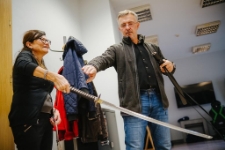 Warsztaty z Jeleniog&oacute;rskim Klubem Aikido Seizan Dojo (fot. 2) [Dokument ikonograficzny]