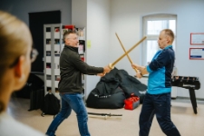 Warsztaty z Jeleniog&oacute;rskim Klubem Aikido Seizan Dojo (fot. 8) [Dokument ikonograficzny]