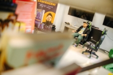 Spotkanie z Szymonem J. Wr&oacute;blem (fot. 2) [Dokument ikonograficzny]