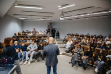 Podcasty kryminalne, wykład Oliwia Tarasewicz-Gryt (fot. 5) [Dokument ikonograficzny]