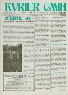 Kurier Gmin, 1992, nr 42 [16 października] [Dokument elektroniczny]