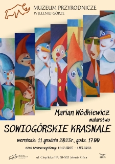 Marian W&oacute;dkiewicz - malarstwo. Sowiog&oacute;rskie krasnale - plakat [Dokument życia społecznego]