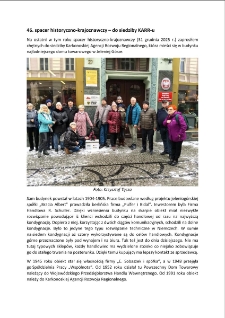 46. spacer historyczno-krajoznawczy &ndash; do siedziby KARR-u [Dokument elektroniczny]