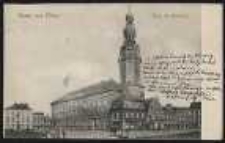 Gruss aus Ohlau – Ring mit Rathaus [Dokument ikonograficzny]