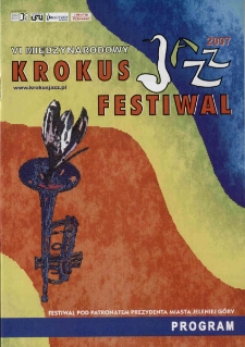 VI Międzynarodowy Krokus Jazz Festiwal - program [Dokument życia społecznego]
