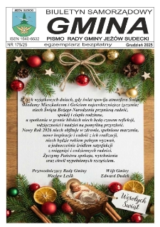 Gmina : biuletyn samorządowy : pismo Rady Gminy Jeż&oacute;w Sudecki, 2025, nr 175