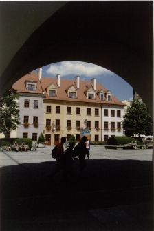 W cieniu arkady [Dokument ikonograficzny]