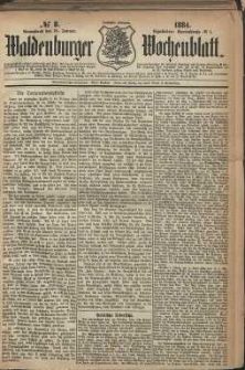 Waldenburger Wochenblatt, Jg. 30, 1884, nr 8