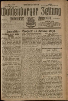 Waldenburger Zeitung, Jg. 67, 1921, nr 130