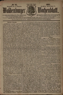 Waldenburger Wochenblatt, Jg. 31, 1885, nr 95