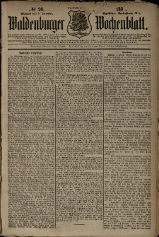 Waldenburger Wochenblatt, Jg. 31, 1885, nr 98