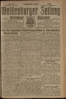 Waldenburger Zeitung, Jg. 67, 1921, nr 131