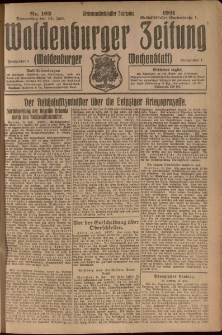 Waldenburger Zeitung, Jg. 67, 1921, nr 162
