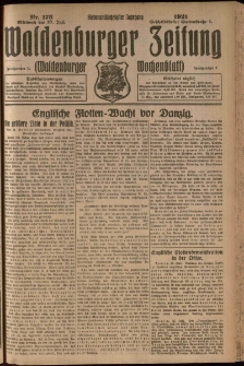 Waldenburger Zeitung, Jg. 67, 1921, nr 173